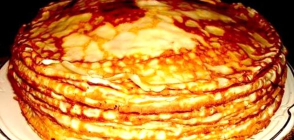 Блины красные