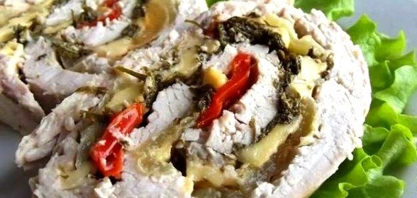 Рулет из индейки