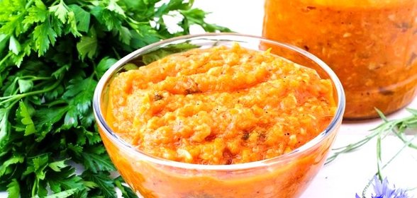 Кабачковая икра с морковкой