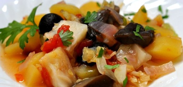 Грибы тушеные с овощами