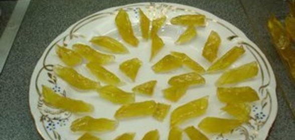 Цукаты из арбузных корок