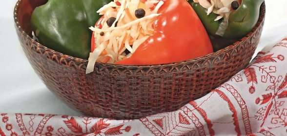 Перцы, фаршированные капустой