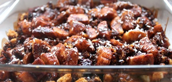 Шоколадно-Банановый торт на песочной основе