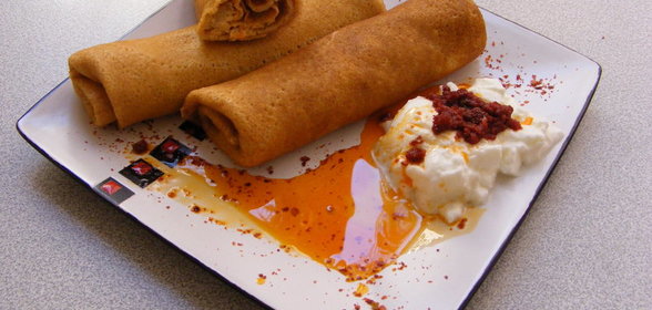 блины фаршированные лососем