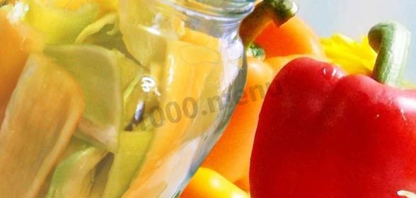 Перец с яблоками на зиму