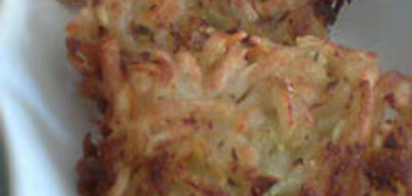 Овощные оладьи