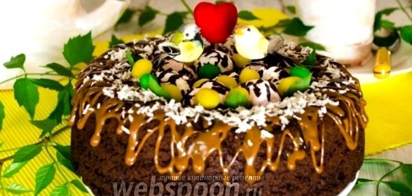 Шоколадный бисквит на перепелиных яйцах в мультиварке