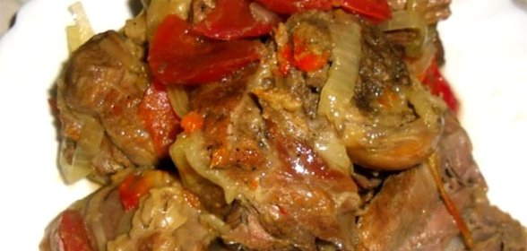 Хашлама из баранины с картофелем