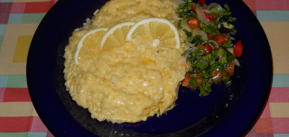 Лимонное ризотто