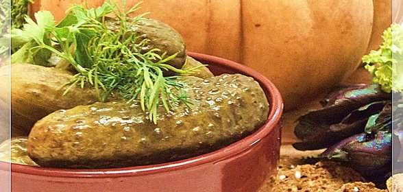 Огурцы квашеные в тыкве