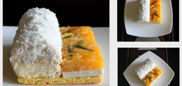 Барбадос - кокосово-манговое пирожное от Адриано Зумбо