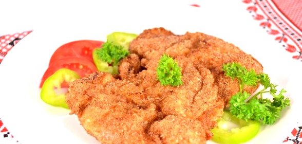 Жареное куриное филе с корочкой