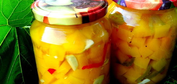 Тыква маринованная пряная на зиму (мультиварка)