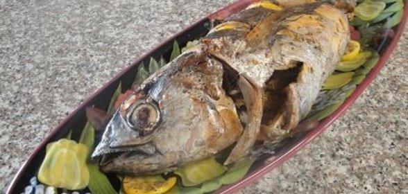 Острый Тунец запечённый в горчично-медовом маринаде ! ! !