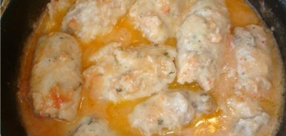 Фаршированные рыбные рулетики